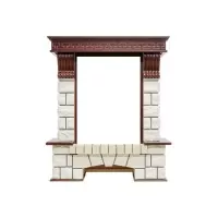 Портал Dimplex Pierre Luxe - Дуб / Белый для очага Viotta