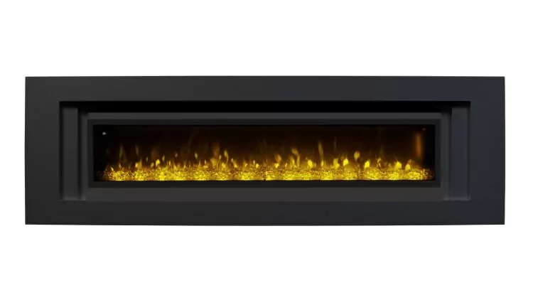 Камин электрический RealFlame Stockholm 60 BL с очагом Manhattan 1560