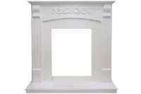Портал Royal Flame Sorrento угловой - Белый дуб