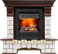 Каминокомплект Dimplex Pierre Luxe - Темный дуб / Белый с очагом Danville Black FB2