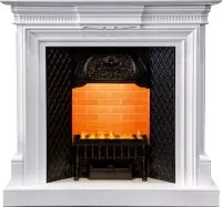 Каминокомплект Dimplex Chelsea - Белый (Ширина 1080см) с очагом Cassette 400 LNH-INT PS (без дров)