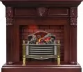 Электрокамин Dimplex Sheffield - Темная вишня с очагом Rothesay 1