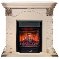Камин электрический RealFlame Dublin Lux WT с Majestic Lux BL