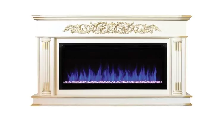 Камин электрический RealFlame Prince 42 WT с очагом Saphir 42