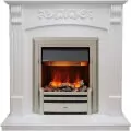 Электрокамин Dimplex Sorrento угловой - Белый дуб с очагом Chesford 1