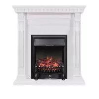 Каминокомплект Royal Flame Orlean - Белый с очагом Fobos FX Black