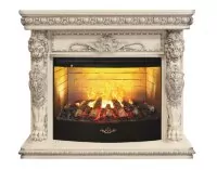 Камин электрический RealFlame Romano 33 WT с FireStar 33 3D