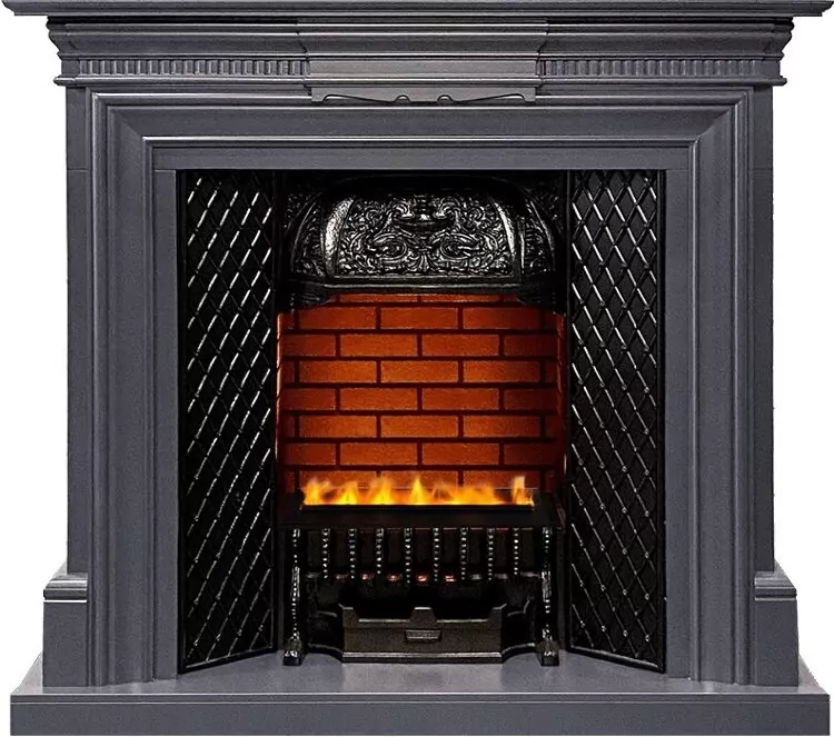 Электрокамин Dimplex Chelsea - Серый графит с очагом Cassette 400 LNH-INT PS (без дров)