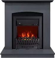 Каминокомплект Royal Flame Barcelona (разборный) - Серый графит с очагом Aspen Black