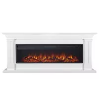 Каминокомплект Royal Flame Lyon 60 - Белый с очагом Vision 60 LOG LED