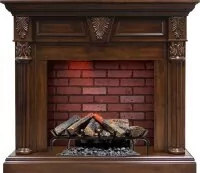 Каминокомплект Dimplex Sheffield - Темный орех с очагом Silverton