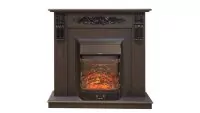 Камин электрический RealFlame Dominica DN с очагом Majestic Lux BL S