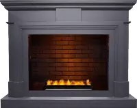 Каминокомплект Dimplex Coventry - Серый графит / Кирпич с очагом Cassette 400 LNH-INT PS (без дров)