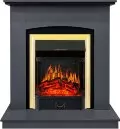 Электрокамин Royal Flame Barcelona (разборный) - Серый графит с очагом Majestic FX Brass 1