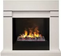 Камин электрический RealFlame Lindelse 26 WT 3D Cassette 630 + Black вставка