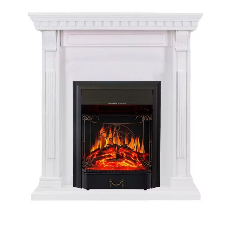 Электрокамин Royal Flame Orlean - Белый с очагом Majestic FX Black