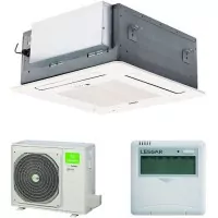Lessar LS-HE12BCWA2/LU-HE12UWA2/LZ-B4COBA кассетная инверторная сплит-система