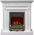 Электрокамин Royal Flame Valletta - Белый (Ширина 1040 мм) с очагом Aspen Gold 1