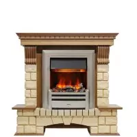 Каминокомплект Dimplex Pierre Luxe - Дуб / Шампань с очагом Chesford