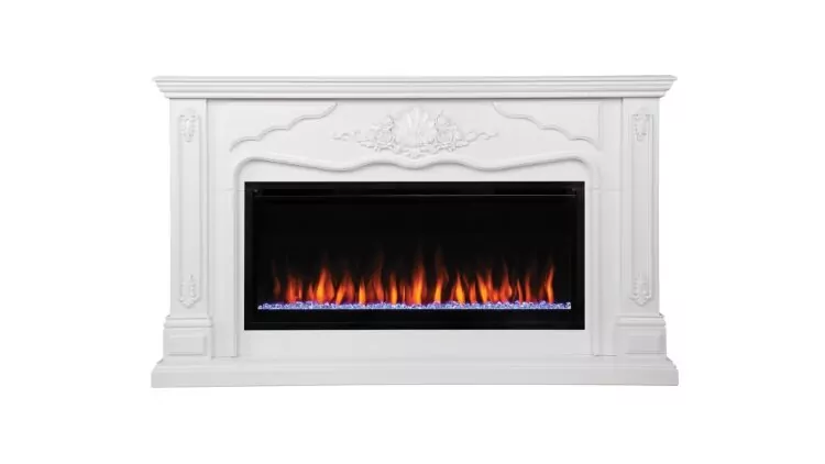 Камин электрический RealFlame Victoria 42 WT с очагом Saphir 42