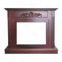 Портал Royal Flame Madrid - Махагон коричневый антик