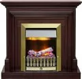 Электрокамин Dimplex Bradford - Темный дуб с очагом Danville Antique Brass FB2 1