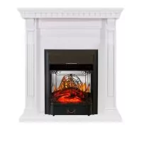 Каминокомплект Royal Flame Orlean - Белый с очагом Majestic FX M Black