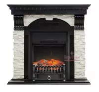 Портал Royal Flame Dublin - Венге / Сланец белый