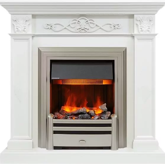 Электрокамин Dimplex Verona - Белый дуб с очагом Chesford