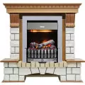 Dimplex Pierre Luxe под классический очаг камень белый/дуб 2