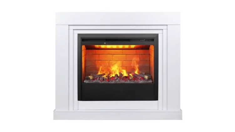 Камин электрический RealFlame Stanley 26 WT с очагом Helios 26 3D