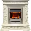Электрокамин Dimplex Luzern - Слоновая кость с очагом Chesford 1