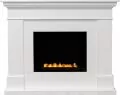 Электрокамин Dimplex California - Белый (Глубина 380) с очагом Cassette 400 LNH-INT PS (без дров) 1