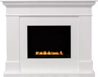 Каминокомплект Dimplex California - Белый (Глубина 380) с очагом Cassette 400 LNH-INT PS (без дров)