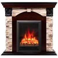 Камин электрический RealFlame Dublin Rock STD/EUG AO с  Eugene