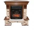 Портал угловой Royal Flame Pierre Luxe под классический очаг сланец/ дуб 3
