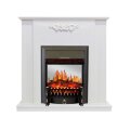 Электрокамин Royal Flame Lumsden - Белый дуб с очагом Fobos FX M Black 1