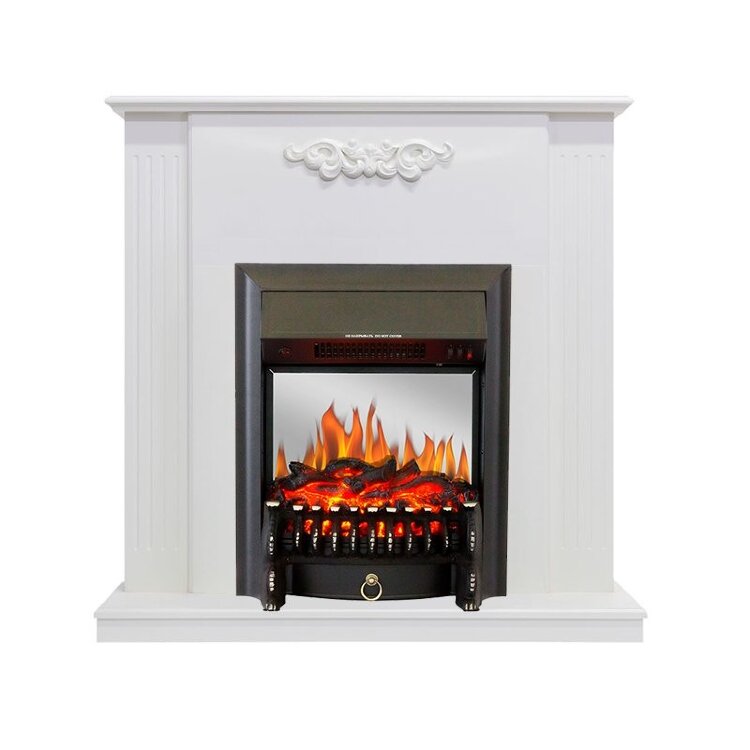 Электрокамин Royal Flame Lumsden - Белый дуб с очагом Fobos FX M Black