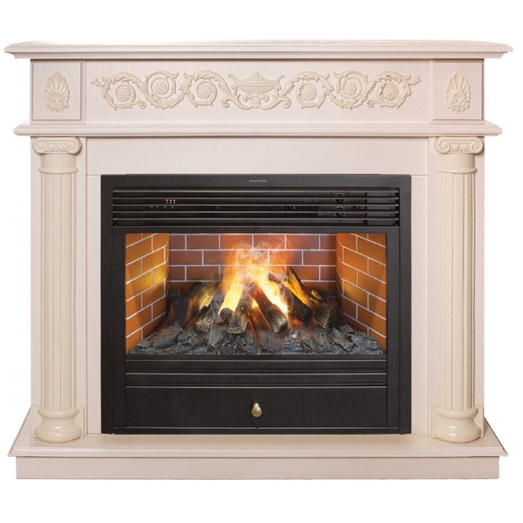 Камин электрический RealFlame Attica 26 WT с Novara 26 3D