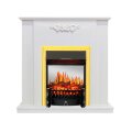 Электрокамин Royal Flame Lumsden - Белый дуб с очагом Fobos FX M Brass 1