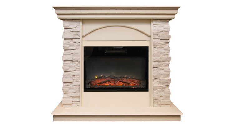 Камин электрический RealFlame Elford WT c очагом Kendal 24