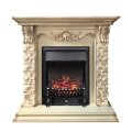 Электрокамин Royal Flame Adriana - Cлоновая кость с очагом Fobos FX Black 1