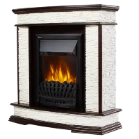 Портал Firelight Scala Classic сланец скалистый белый, темный дуб