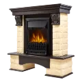 Портал Firelight Forte Classic камень бежевый, венге 1