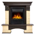 Портал Firelight Forte Classic камень бежевый, венге 2