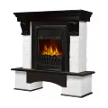 Портал Firelight Forte Classic камень белый, темный дуб 1