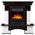 Портал Firelight Forte Classic камень белый, темный дуб 2