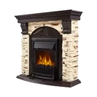 Портал Firelight Torre Classic камень сланец натуральный, венге