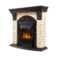 Портал Firelight Torre Classic камень слоновая кость, венге