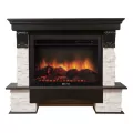 Портал Firelight Pietra 30S сланец белый, шпон темный дуб 1